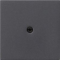 Лицевая панель Gira System55 для ввода кабеля антрацит картинка